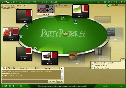 table partypoker